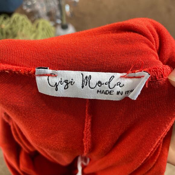 Gigi Moda Anthropologie Red Pants Sz M - Picture 5 of 12